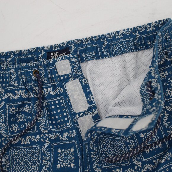 Reyn Spooner Swim Trunks Mens Medium Hawaiian Beach Fishing Hiking Drawstring - Picture 8 of 11